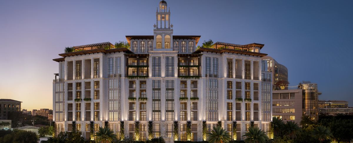 تصوّر معماري لمبنى Ponce Park في كورال غيبلز (من المادة الأصلية، بإذن).