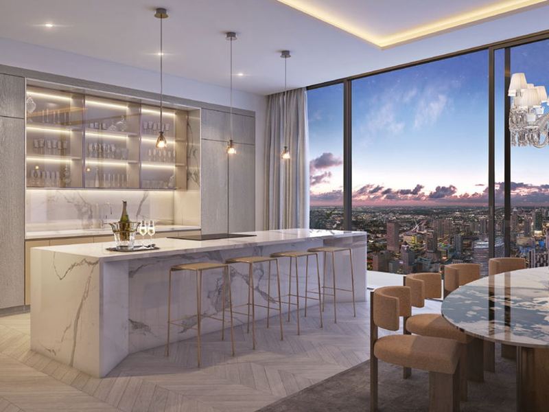 تصوّر معماري لمشروع Baccarat Residences Miami — صورة 2 من 6