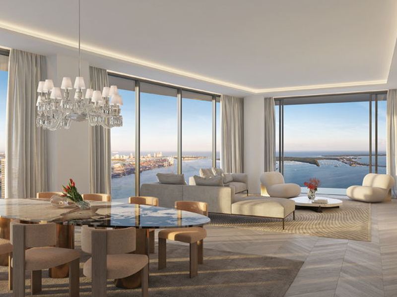 تصوّر معماري لمشروع Baccarat Residences Miami — صورة 4 من 6