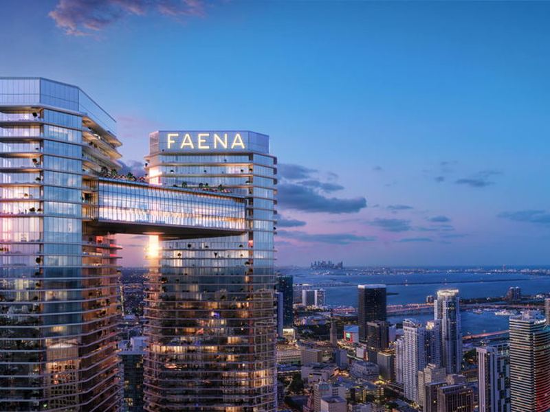 تصوّر معماري لمشروع Faena Residences Miami — صورة 2 من 6