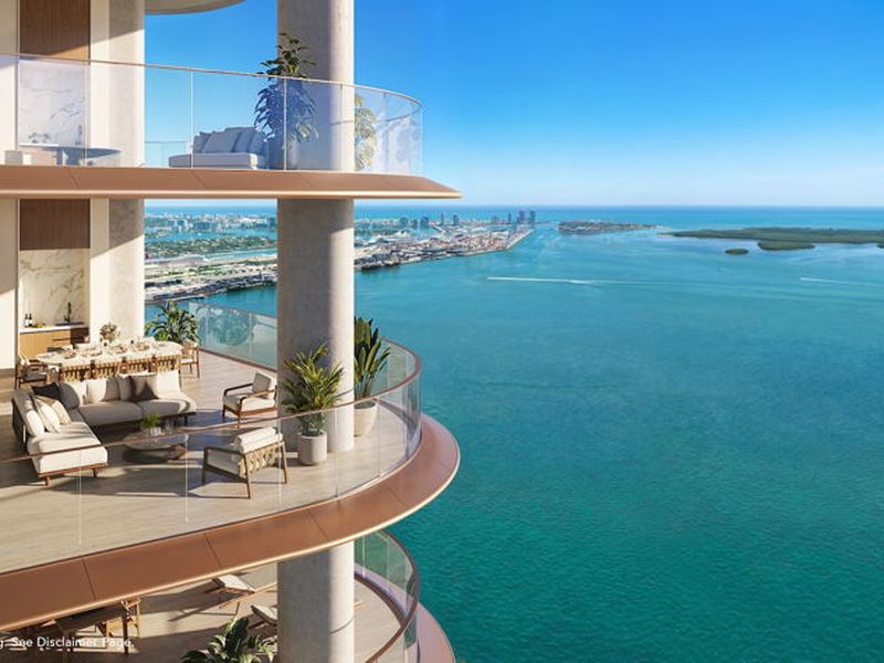 تصوّر معماري لمشروع The Residences at Mandarin Oriental, Miami — صورة 5 من 6