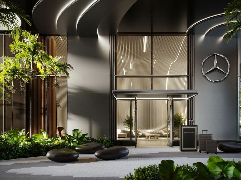 تصوّر معماري لمشروع Mercedes-Benz Places, Miami — صورة 4 من 6