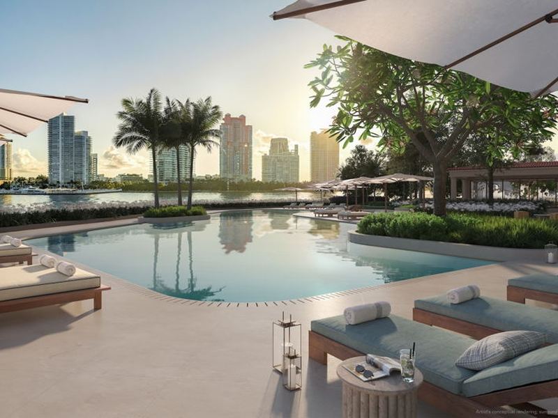 تصوّر معماري لمشروع The Residences at Six Fisher Island — صورة 4 من 6