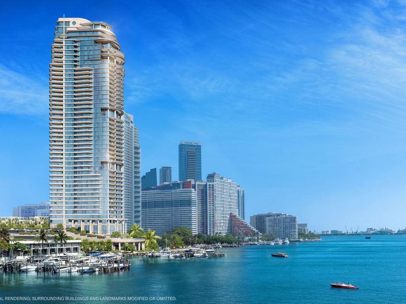 تصوّر معماري لمشروع The St. Regis Residences, Miami